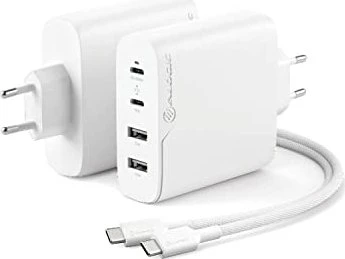 Alogic Ladegerät 100W 4 Port (2x USB-C, 2 x USB 3.0 A) weiss