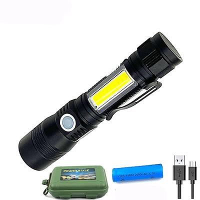 UV-Taschenlampe, ultraviolettes Licht, multifunktionale wiederaufladbare Taschenlampe, zoombare magnetische LED-Taschenlampe, Fleckenerkennung, Schwarzlicht
