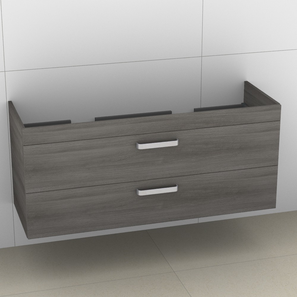 Artiqua 414 Waschtischunterschrank für Sentique 5126D0 Graphit Struktur quer, 414-WU2L-V40-7098-401 414-WU2L-V40-7098-401