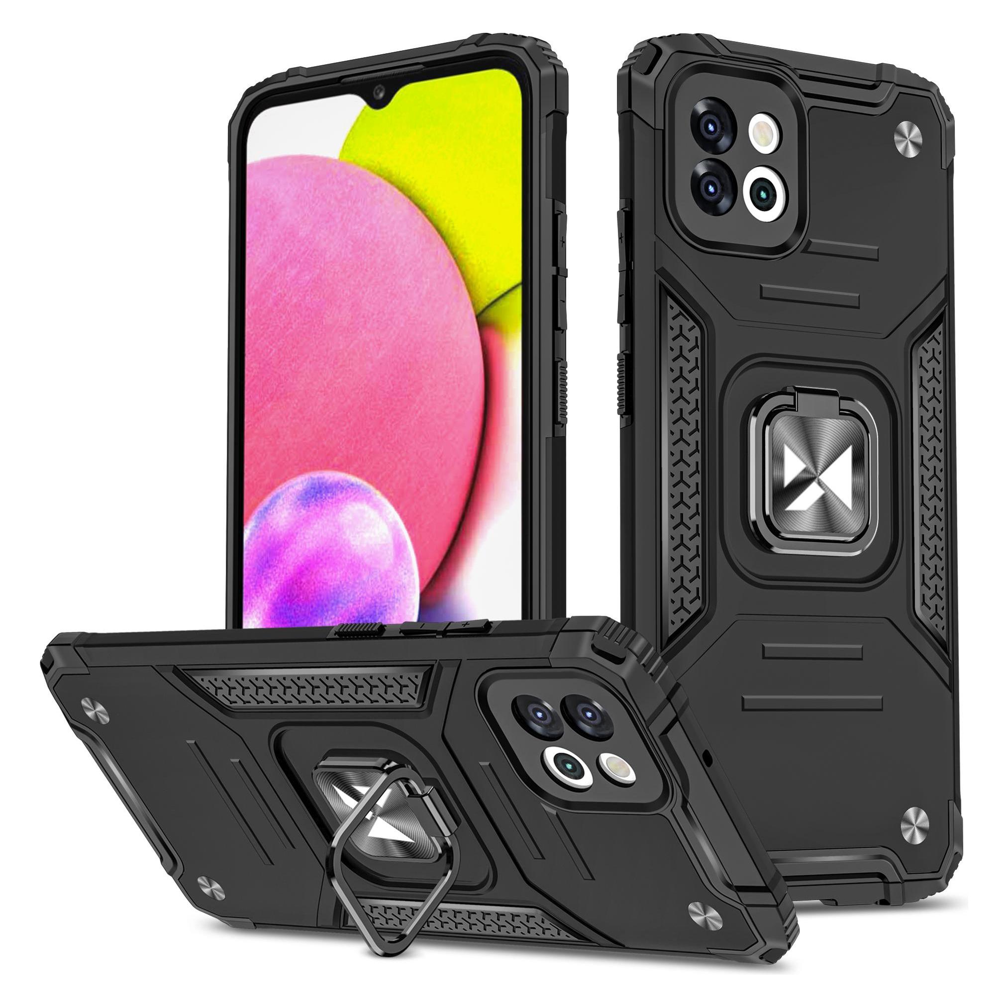 Wozinsky Ring Armor case for Samsung Galaxy A03 armored cover magnetic holder ring black (Samsung Galaxy A03) (Wozinsky Ring Armor Samsung A03 166 Black)