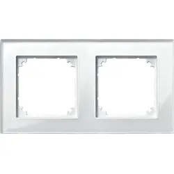 Merten Rahmen Glas 2f.bril/ws waage/senkrecht 489219