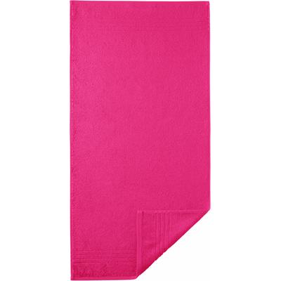 Handtücher EGERIA "Madison", lila (himbeere), B:50cm L:100cm, Walkfrottee, Obermaterial: 100% Baumwolle, Handtücher, Uni-Programm mit Streifenbordüre, reine Baumwolle