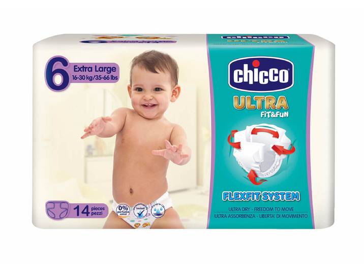 Chicco Ultra 6 Extra Large Windeln 14 Stk