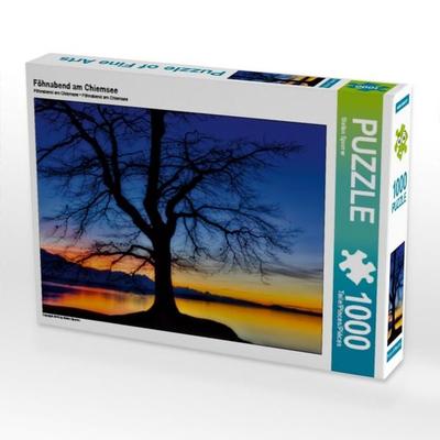CALVENDO Puzzle Föhnabend am Chiemsee | 1000 Teile Lege-Größe 64 × 48 cm Foto-Puzzle für glückliche Stunden