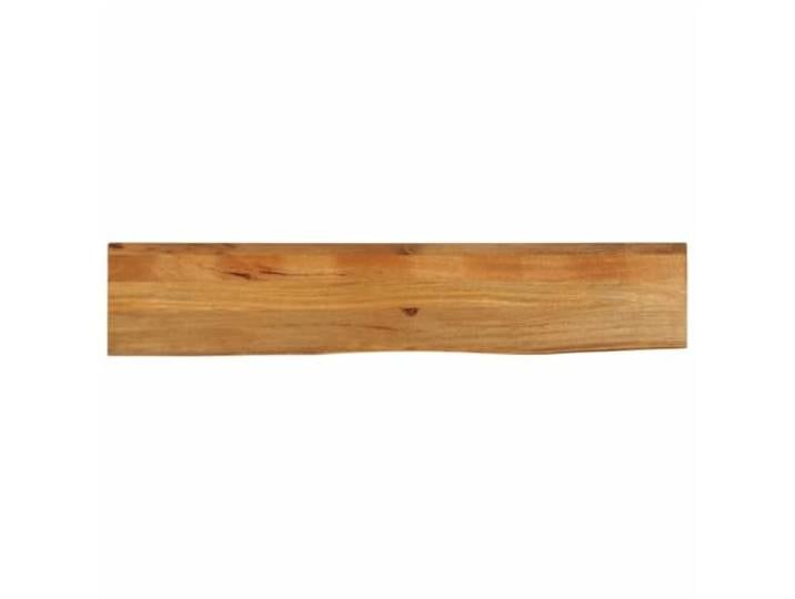 Keeushr Tischplatte Massivholz Mango 160x30x2,5 cm Baumkante, Rustikale Optik, Vielseitig Kombinierbar, Leicht Zu Reinigen