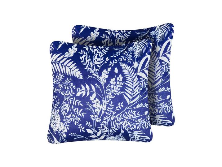 GARTENKISSEN 2er-Set Marineblau 45/45 cm Glimmer