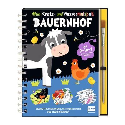 Mein Kratz- und Wassermalspaß - Bauernhof, Gebundene Ausgabe von , Ullmann Medien, 978-3-7415-2821-7