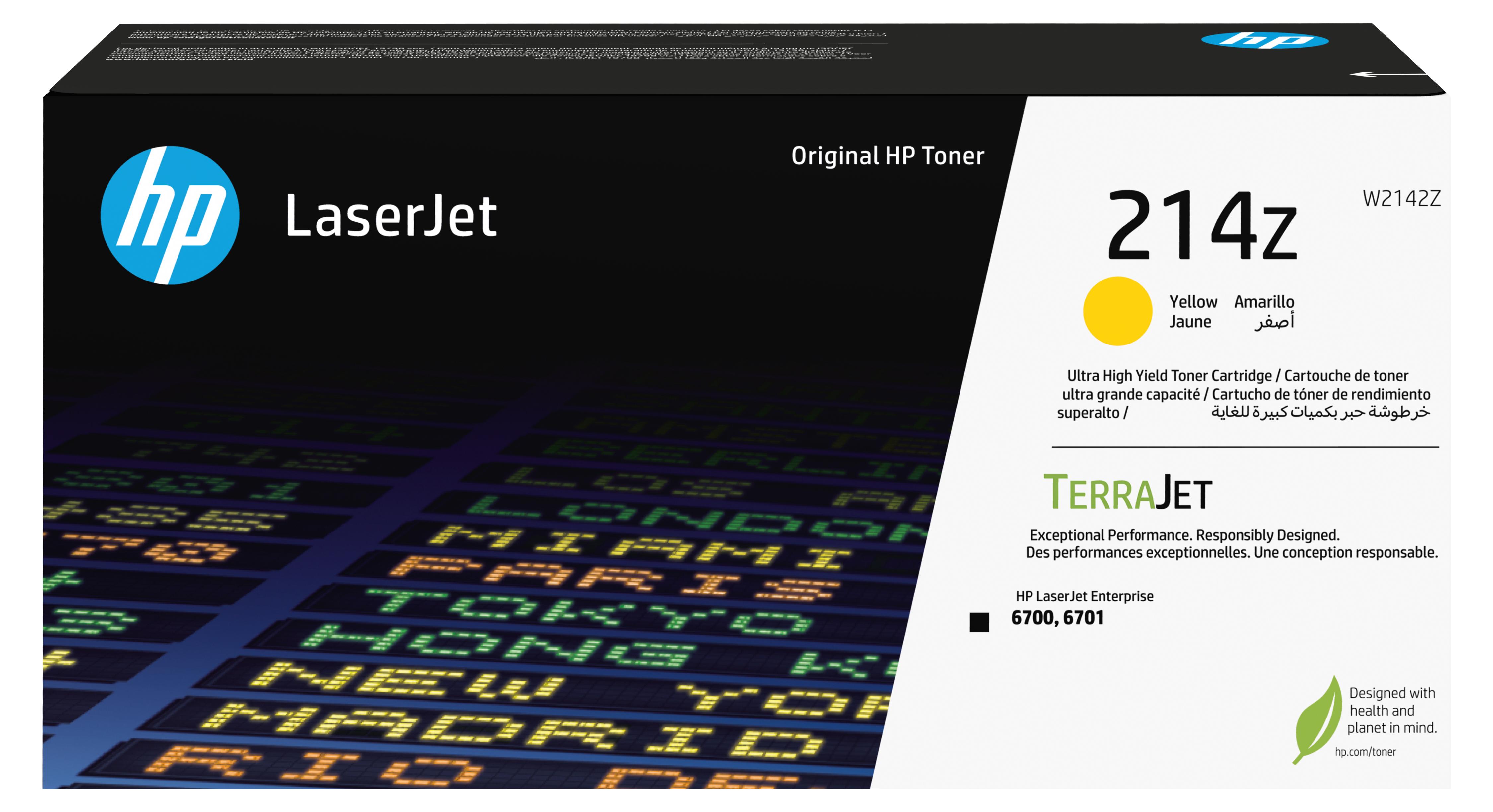 HP 214Z Gelb Original LaserJet Tonerkartusche mit superhoher Reichweite, 26000 Seiten, Gelb, 1 Stück(e)