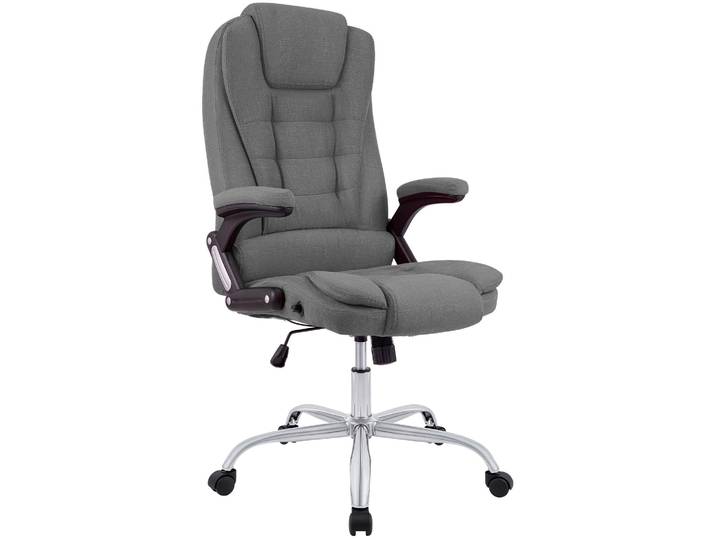 CLP Bürostuhl ergonomisch 150 kg belastbar Thor, Drehstuhl mit modernes Design - Farbe: grau