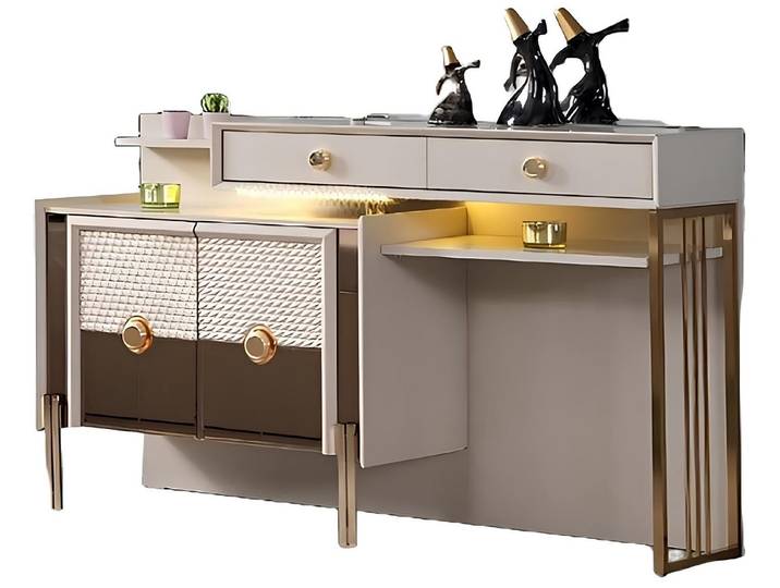 Xlmoebel Schminktisch Luxuriöser Holz-Schminktisch mit modernem Design in eleganter Optik (Schminktisch, Schminktisch), Hergestellt in Europa