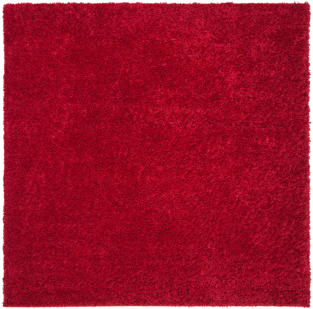Mack + Milo Peake Shaggy Area Rug Red Square 201 x 201 cm