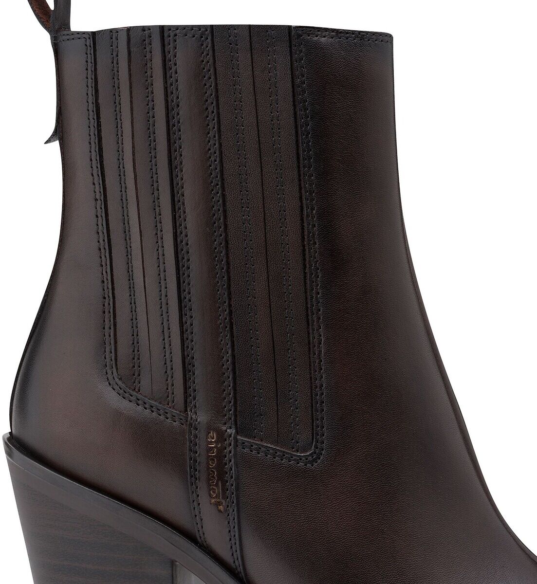 TAMARIS Boots cowboy en cuir
