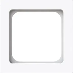 Busch-Jaeger Zwischenring Telekommunikationseinsätze 50 x 50 mm, Busch-art linear® (studioweiß)