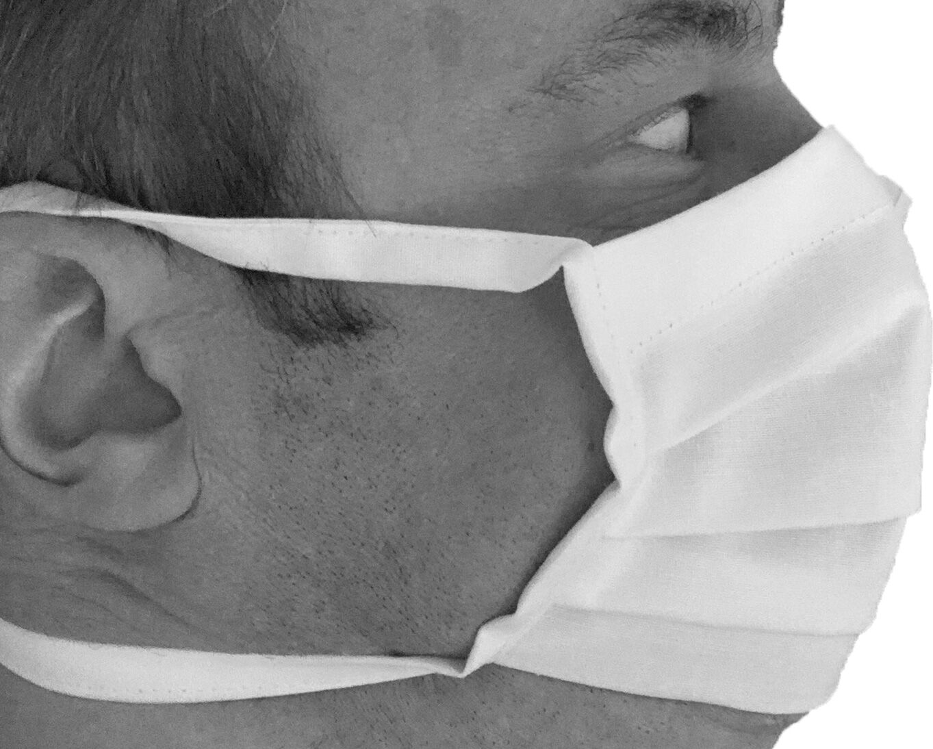 Axis Line kein Schmerz an Ohren - Mund- und Nasenmaske Gesichtsmaske 100 %
