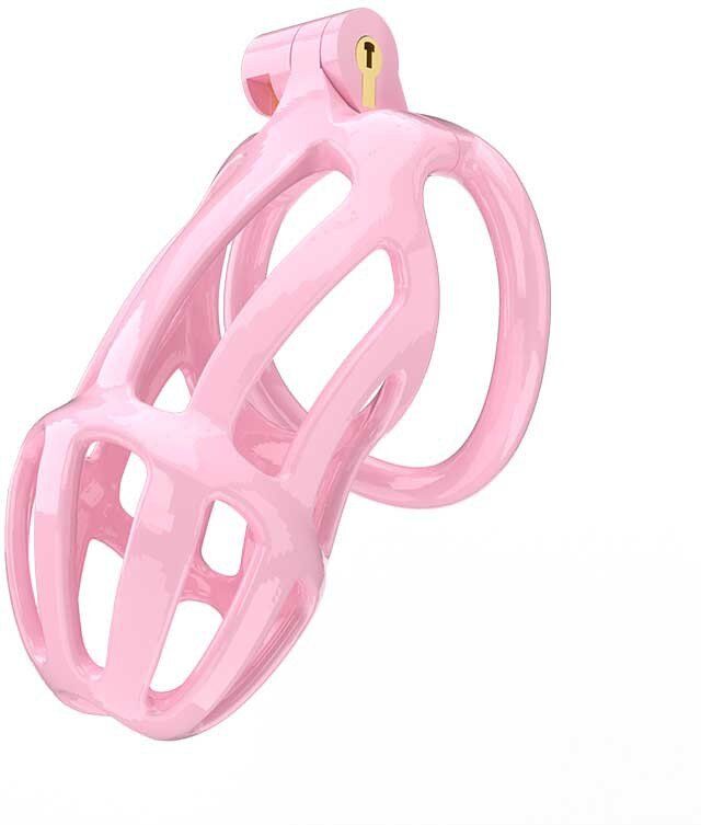 Rimba Cage de Chasteté à Pénis - M - Pink - PC02