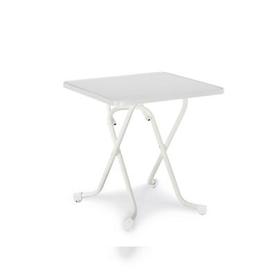 BEST Scherenklapptisch eckig 67x67cm weiss 26527000
