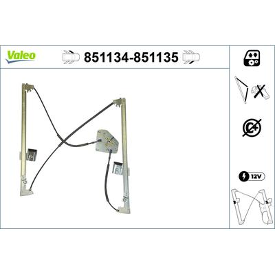 VALEO Fensterheber 851134 vorne links für Mercedes