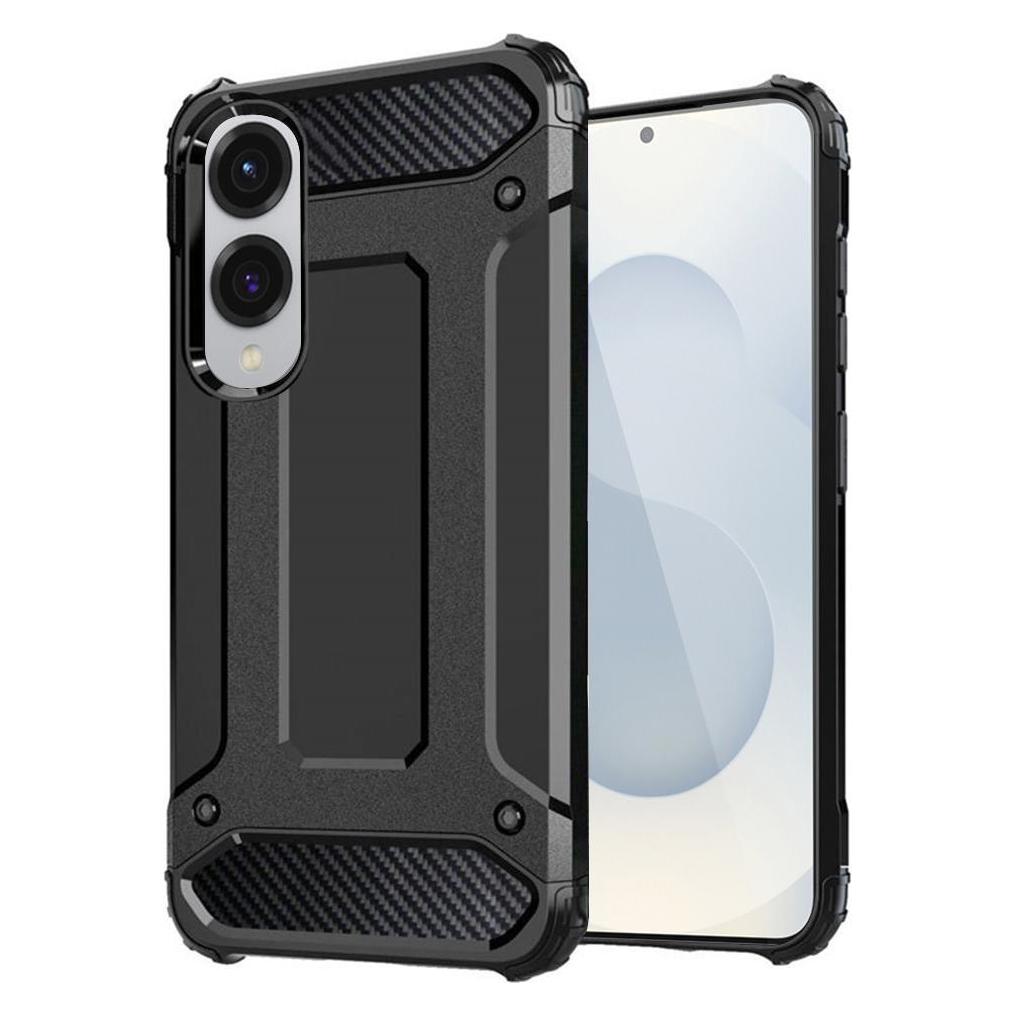 Techsuit - Hybrid Armor - Samsung Galaxy S25 Edge - Black (Samsung Galaxy S25 Edge) (56365358)