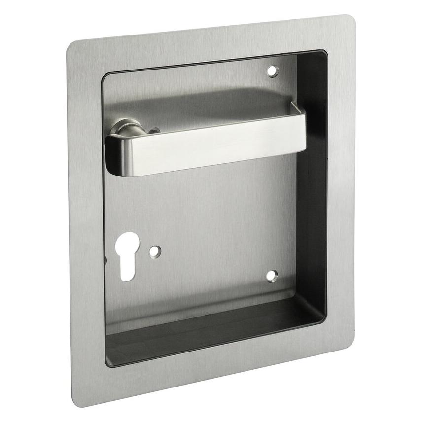 Ogro Einlass-Flachdrückergarnituren 8937B, Tiefe 40 mm (Türgarnitur) (90050067484)