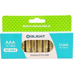 Olight Akku Ostation X, 1,2 V, 950 mAh, AAA, NiMH, 12 Stück