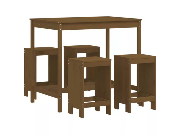 VidaXL - Gartenbar set kiefernholz, One Size, Braun