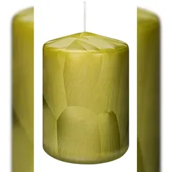 Wiedemann Kerzen Kerzen Eis Effect Güngold 100 x Ø 68 mm 4er Set