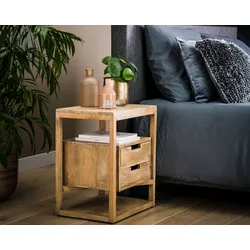designline »Sahara« Nachttisch 2 Schubladen
