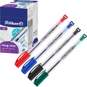 Pelikan Kugelschreiber Hang Stick K86h 605465, Box, farbig sortiert, 50 Stück