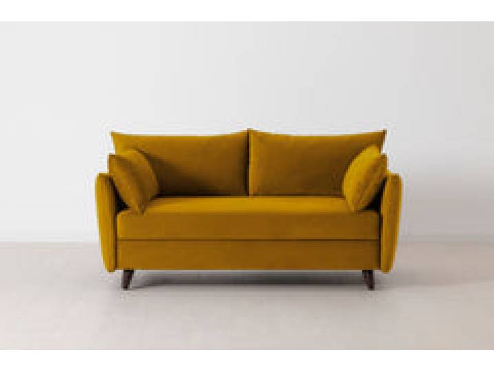 2,5-Sitzer-Schlafsofa Model 08, Senfgelb