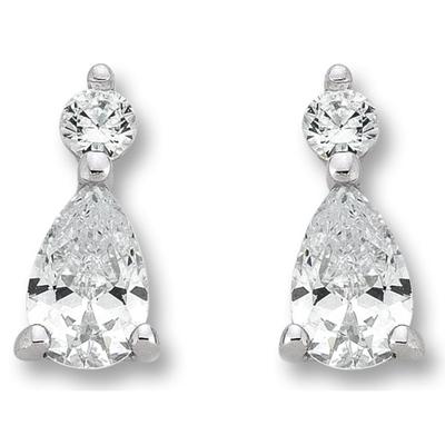 Paar Ohrstecker ONE ELEMENT "Zirkonia Ohrringe Ohrstecker aus 925 Silber", silber, Ohrringe, Damen, Damen,mit Zirkonia, Silber 925 (Sterlingsilber), Dezente Symbolik – stilvoller Begleiter für jeden Anlass