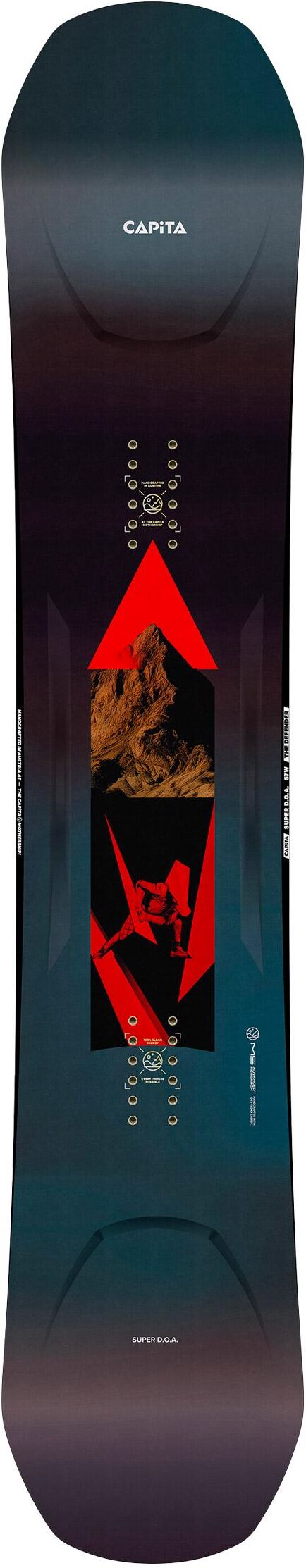 Capita  - Pack Planche Snowboard Super D.O.A - 156 + King - Planche Snowboard
