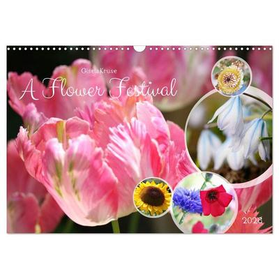 A Flower Festival (Wall Calendar 2026 DIN A3 landscape), CALVENDO 12 Month Wall Calendar