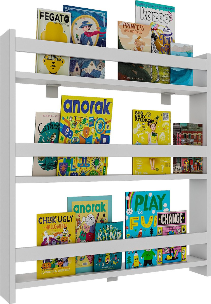 VCM Houten Wandplank voor Kinderkamers