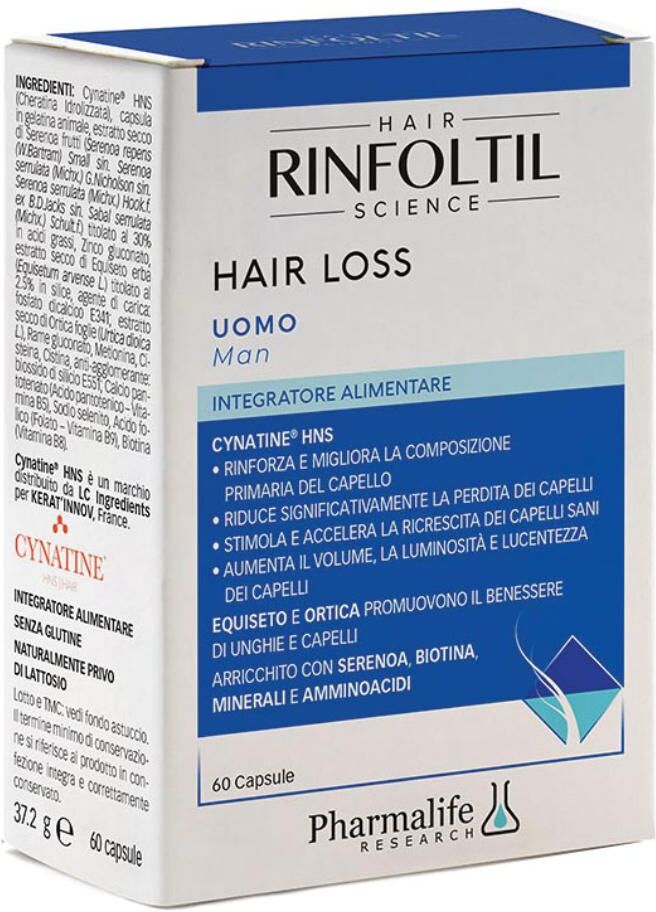 PHARMALIFE RESEARCH Srl RINFOLTIL Hair Loss, 60 capsule