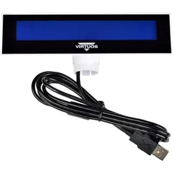 Virtuoso, Kasse Zubehör, LCD displej Virtuos FL-2026MB 2x20, USB bílý