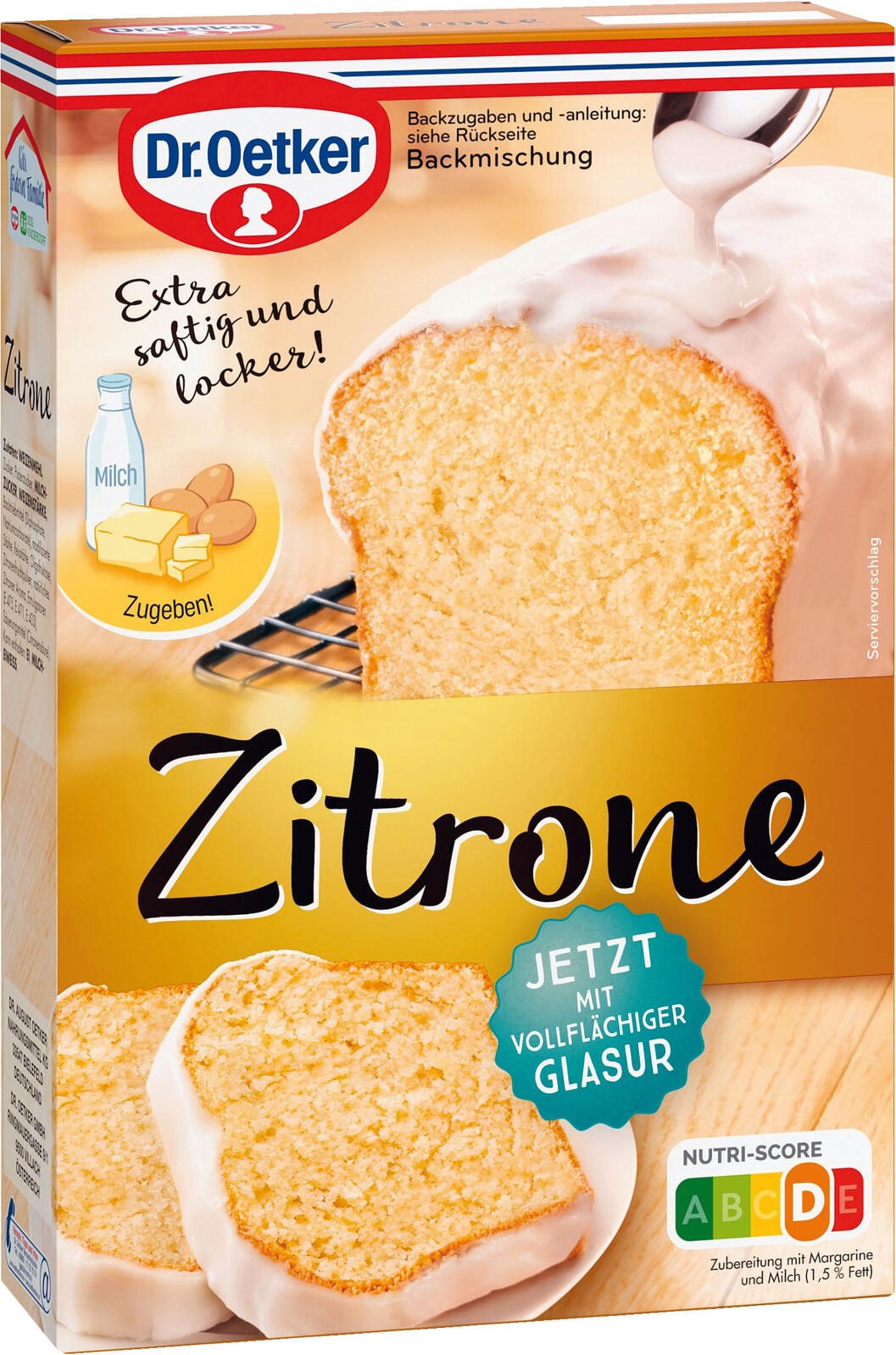 Dr. Oetker Zitrone Backmischung 525,0 g 5206244009