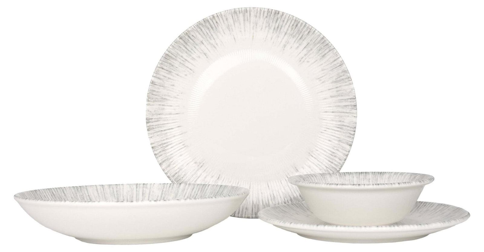 Bonna Serviesset Iris - 24-delig - Porselein - Voor 6 personen