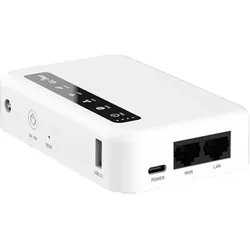 iNET GL. GL-XE300-BAT 4G-Router, Router, Schwarz