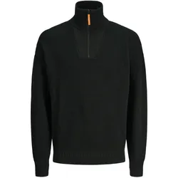 Jack & Jones Herren Highneck Pullover JCOOUTDOOR KNIT - Relaxed Fit - Crockery 12260042 - S