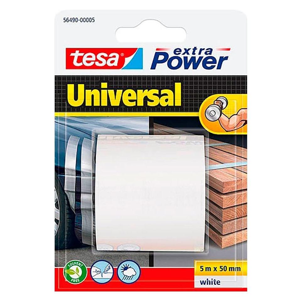 tesa Extrapower Tape 5X50 Weiss (50 mm) (4042448023131)