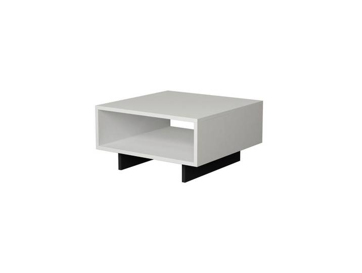 Livetastic Couchtisch, Anthrazit, Weiß, quadratisch, 60x32x60 cm, Wohnzimmer, Wohnzimmertische, Couchtische