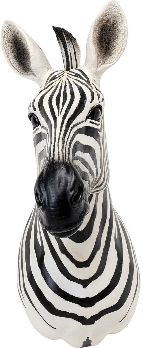 Wanddecoratie zebra hoofd van Kare Design