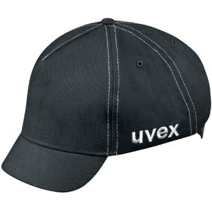 Uvex Anstoßkappe 9794.404 u-cap sport, schwarz, ABS-Schale, kurzer Schirm, Größe 60-63