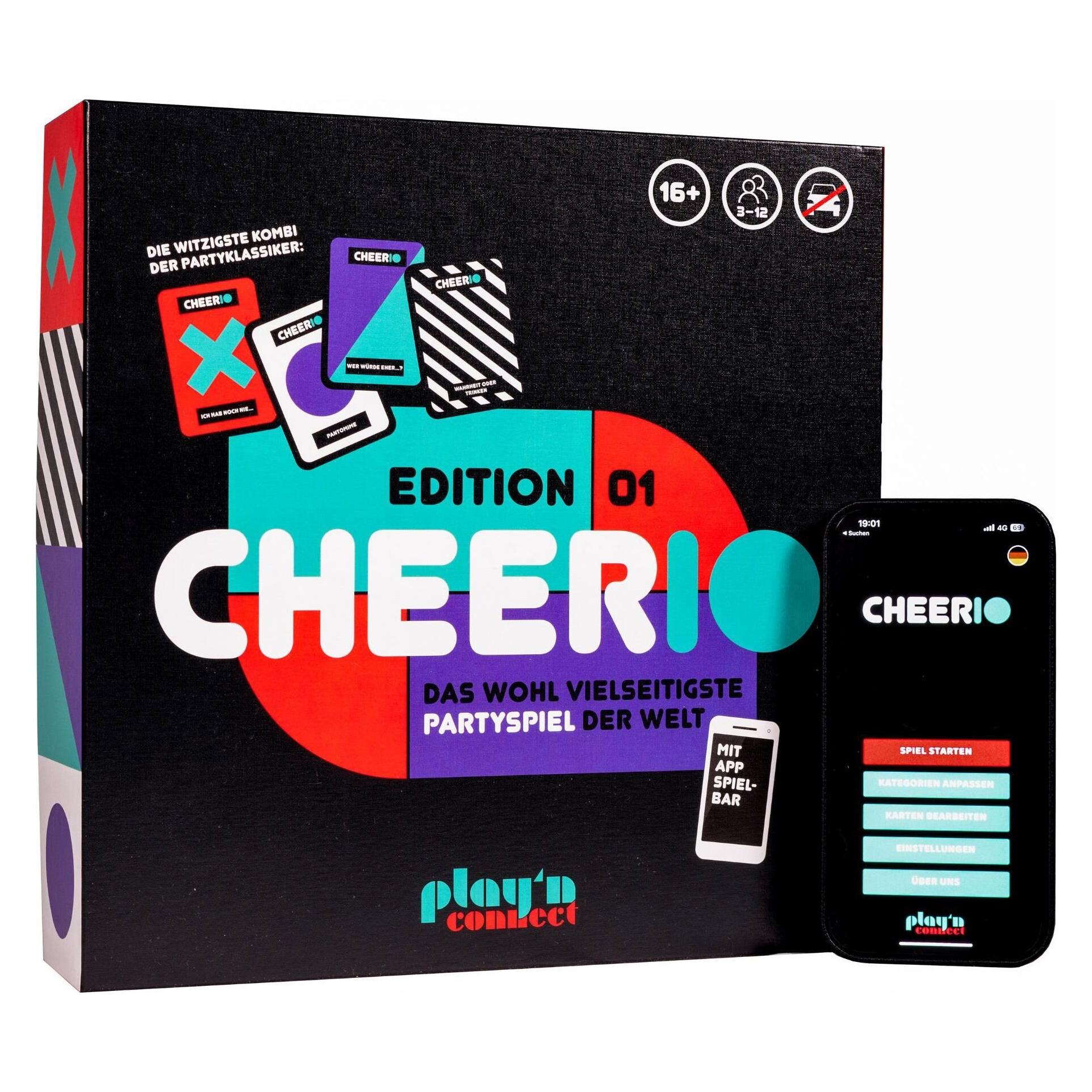 Playnconnect Cheerio Partyspiel Adult (3 - 12 Spieler) (CIO-0001)