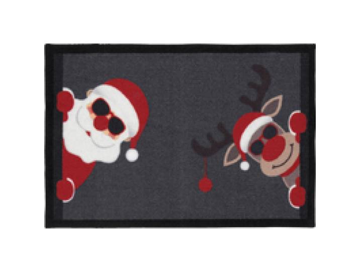 LIVARNO® Tapis antipoussière (Le Père Noël et Rudolph)