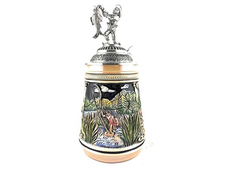Zöller & Born Bierkrug Angler Seidel 0,5 Liter Bierseidel ZO 1713/9913