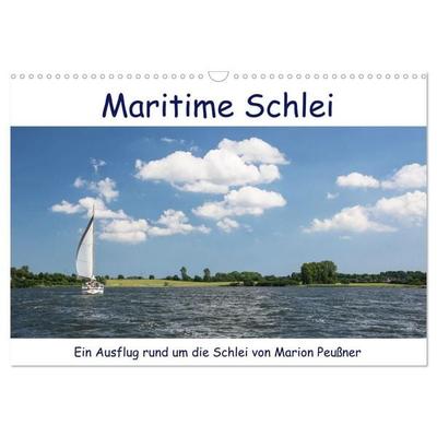 Maritime Schlei (Wandkalender 2027 DIN A3 quer), CALVENDO Monatskalender