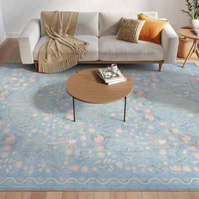 Nourison Botanical Washables Indoor only Chic Floral Area Rug