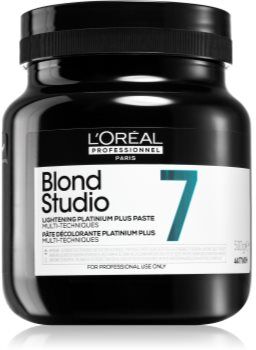 L’Oréal Professionnel Blond Studio Platinium Plus creme aclarador para cabelo natural ou pintado 500 g. Blond Studio Platinium Plus