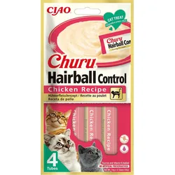 INABA CAT Churu Hairball Huhn 4x14g (56g)